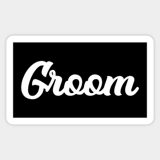 Groom Sticker